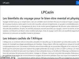 Sites similar to lpcazin.fr