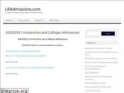 Sites similar to lradmissions.com
