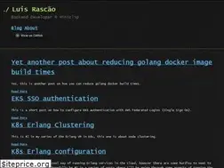 Sites similar to lrascao.github.io