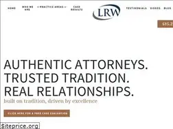 Sites similar to lrwlawfirm.com