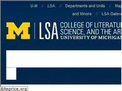 Sites similar to lsa.umich.edu