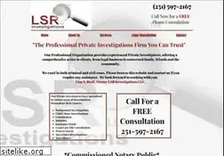 Sites similar to lsrinvestigations.com