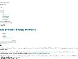 Sites similar to lsspjournal.biomedcentral.com
