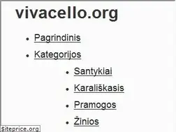 Sites similar to lt.vivacello.org