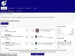 Sites similar to luaforum.com