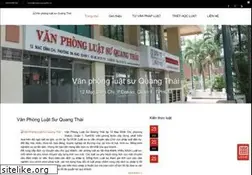 Sites similar to luatsuquangthai.vn