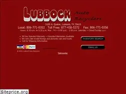 Sites similar to lubbockautorecyclers.net