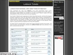 Sites similar to lubbocktickets.net