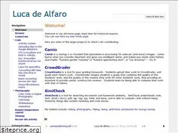 Sites similar to luca.dealfaro.org