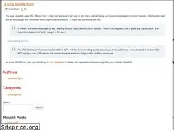 Sites similar to lucabrinkman.com