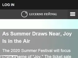 Sites similar to lucernefestival.ch