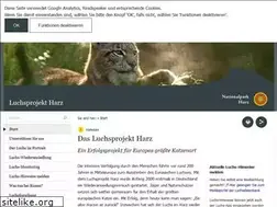 Sites similar to luchsprojekt-harz.de