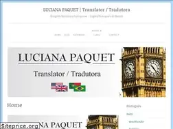 Sites similar to lucianapaquet.com