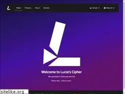 Sites similar to luciascipher.com