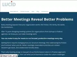 Sites similar to lucidmeetings.com