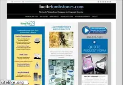 Sites similar to lucitetombstones.com