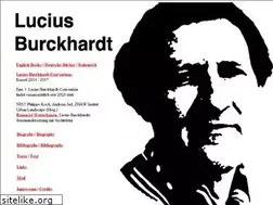 Sites similar to lucius-burckhardt.org