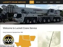 Sites similar to luckettcraneservice.com