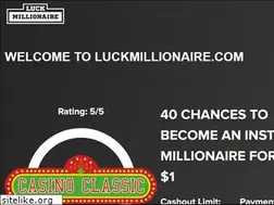 Sites similar to luckmillionaire.com