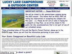 Sites similar to luckylakecampground.com