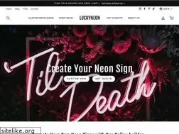 Sites similar to luckyneon.com
