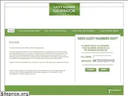 Sites similar to luckynumbergenerator.com