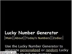 Sites similar to luckynumbersnow.com