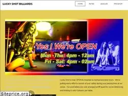 Sites similar to luckyshotbilliards.com