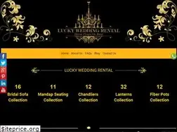 Sites similar to luckyweddingrental.com