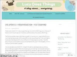 Sites similar to lucydoesthings.wordpress.com