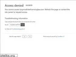 Sites similar to lucymcallisterlicensinglaw.com