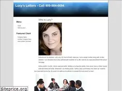 Sites similar to lucysletters.com