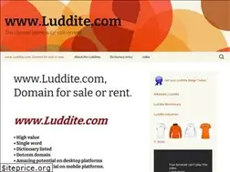 Sites similar to luddite.com