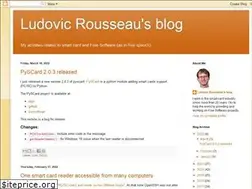 Sites similar to ludovicrousseau.blogspot.com
