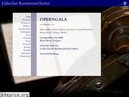 Sites similar to luebeckerkammerorchester.de