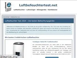 Sites similar to luftbefeuchtertest.net
