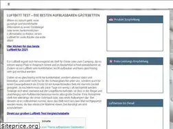 Sites similar to luftbett-test.com