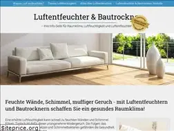 Sites similar to luftentfeuchter-bautrockner.de