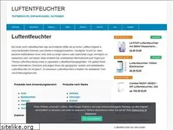 Sites similar to luftentfeuchter.net