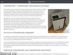 Sites similar to luftentfeuchterwissen.de