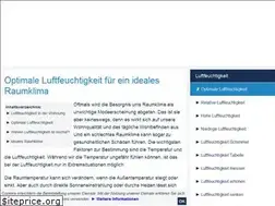 Sites similar to luftfeuchtigkeit-raumklima.de