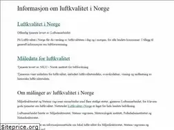Sites similar to luftkvalitet.info