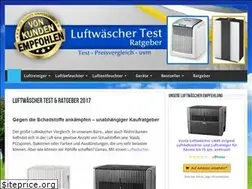 Sites similar to luftwaescher-test.de