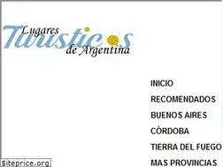 Sites similar to lugaresturisticosdeargentina.com