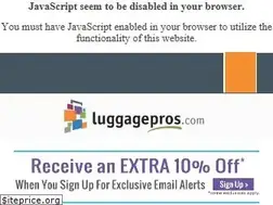 Sites similar to luggagepros.com