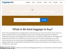 Sites similar to luggagerate.com