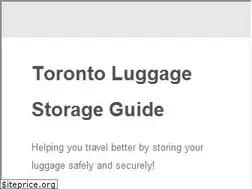 Sites similar to luggagestoragetoronto.com