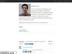 Sites similar to luiarthur.github.io