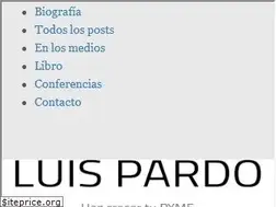 Sites similar to luispardocespedes.com