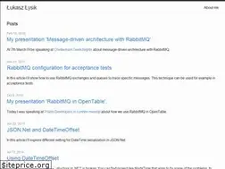 Sites similar to lukasz-lysik.github.io